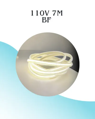 7m Mangueira Fita Led Cob 2880led 110V Branco frio