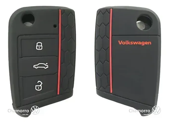 Capa Chave Canivete Vw Preto Golf , Polo, Virtus ,T-cross, Nivus Original Vw - 6EA087012.