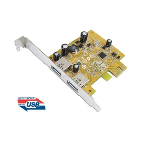 Adaptador 2 Usb 3.0 para Pci Express 2.0 Pci-E X1 sunix usb2302lv