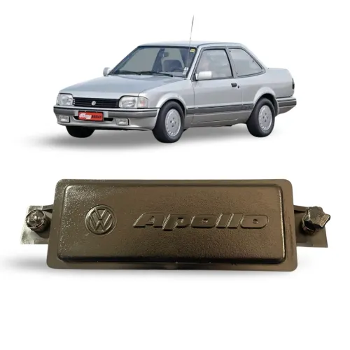 Plaqueta painel Apollo original vw acabamento emblema