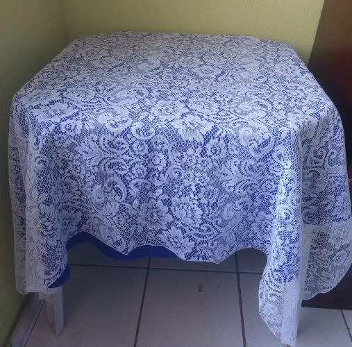 Tecido renda francesa branca neve