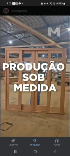 Portas de madeira - fabricamos sua porta e janela - seu sonho!