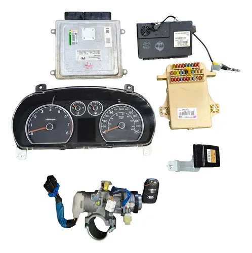 Kit Central Módulos Hyundai I30 2.0 Automáticos 2012 Preto Preto