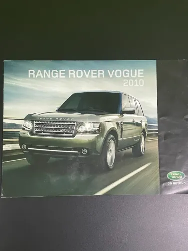 Livreto / Panfleto De Lançamento - Range Rover Vogue L322