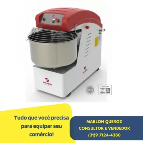 Masseira Espiral 25 Quilos Braesi Monofásica 220v