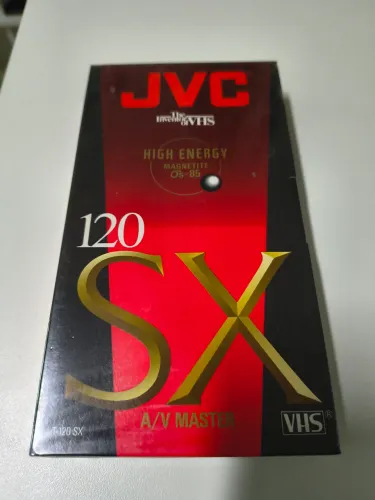 Fita VHS JVC 120 SX Lacrada