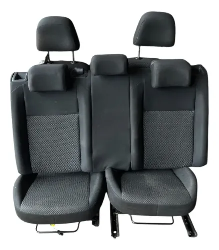 Jogo De Banco Completo Volkswagen Polo 2021 - Tecido Preto