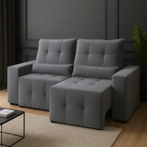 Oferta especial sofa retratil e reclinavel
