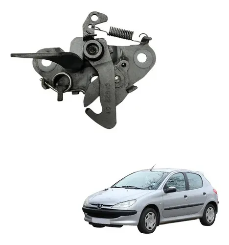 Fechadura Capo Peugeot 206 2002 2003 2004 Usado Original