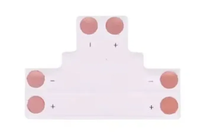 Emenda  Conector T 2PIN Fita Led 2 Unid. 2 Vias   Arduino Automação COD-CP804 