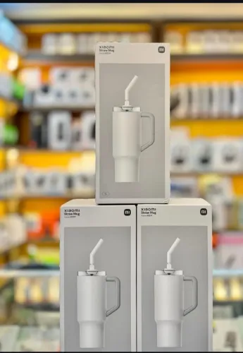 Caneca Térmica com Canudo Xiaomi 1L Nova Disponível