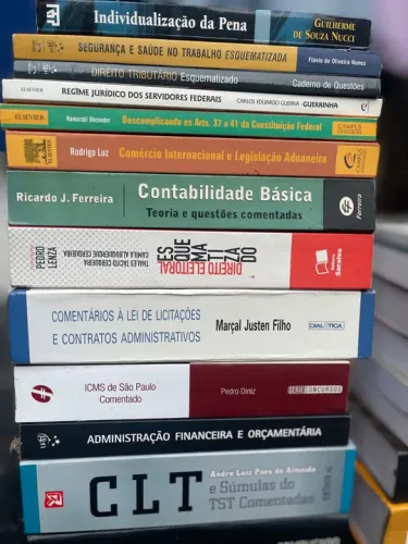 Livros de Direito e Contabilidade - Vários Temas -