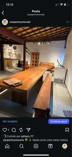Mesa rústica