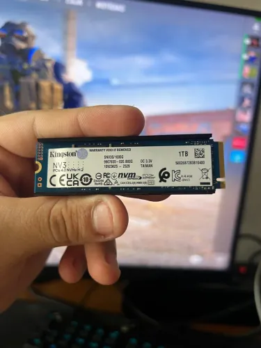 SSD NVME KINGSTON PCI 4.0 saude 98% 4800mbs/5600mbs