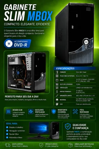 Gabinete Slim MBOX