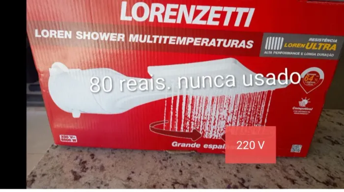 Chuveiro lorenzette 220V