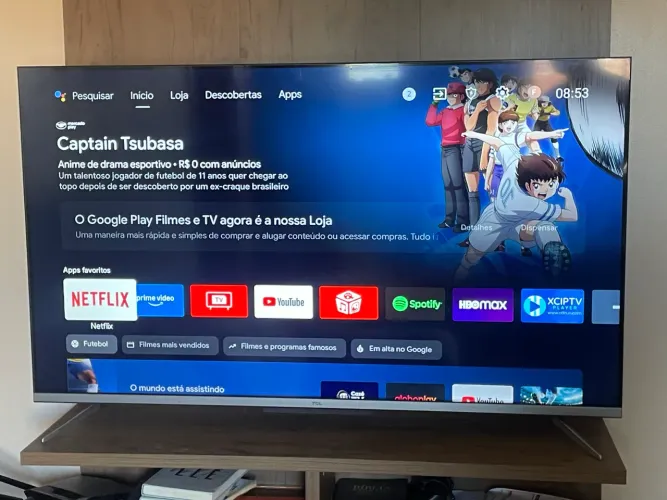 TV TCL 50p Android 4K com nota fiscal, entrega grátis e parcela até 12X