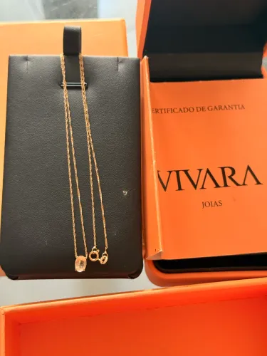 OPORTUNIDADE Corrente VIVARA 18 K Pingente MORGANITA