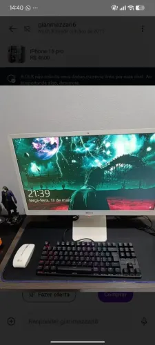 Pc/monitor All in one troco por iPhone/ps4