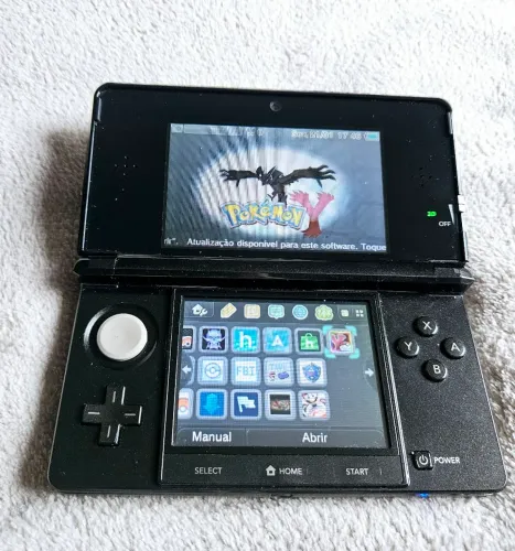 Nintendo 3DS Original Completo na Caixa + Carregador + Caneta + Cartão 32GB Desbloqueado