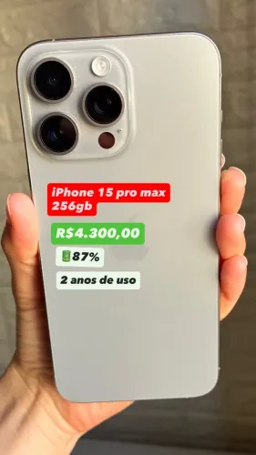 iPhone 15 pro max 256gb