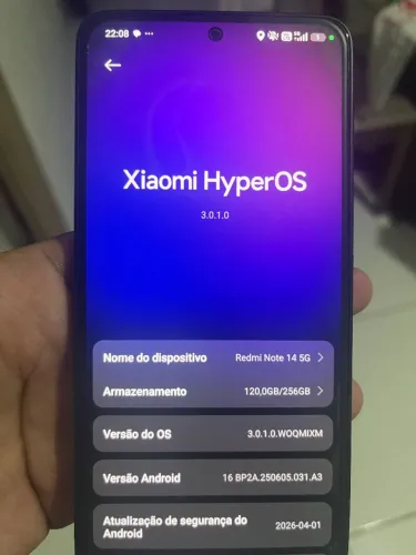 ° REDMI NOTE 14 5G 8/256
