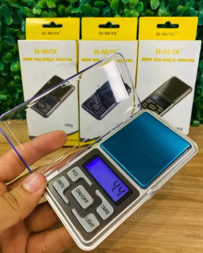 Mini Balança Digital Alta Precisão 0,01g até 500g (com tampa) ? Nova