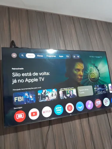 TV 50 polegada tcl 1.200 avista 1.500cartão