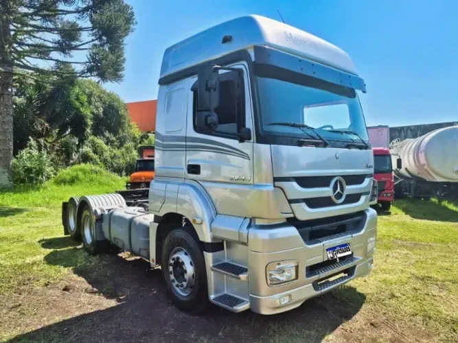 mercedes benz mb axor 2544 teto alto ano 2019 trucado 6x2 automatico repasse