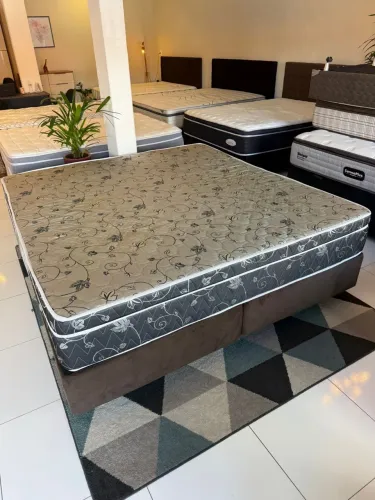 Colchão KING FIRME + base Box - ENTREGA GRÁTIS!