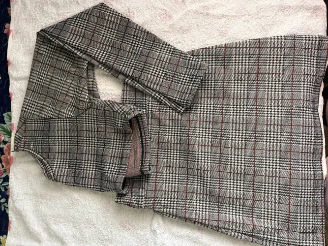 Conjunto feminino listrado