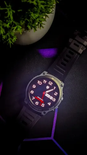 SMARTWATCH A PROVA D'ÁGUA E TELA AMOLED AURORA ONE COM 3 AROS EXTRAS