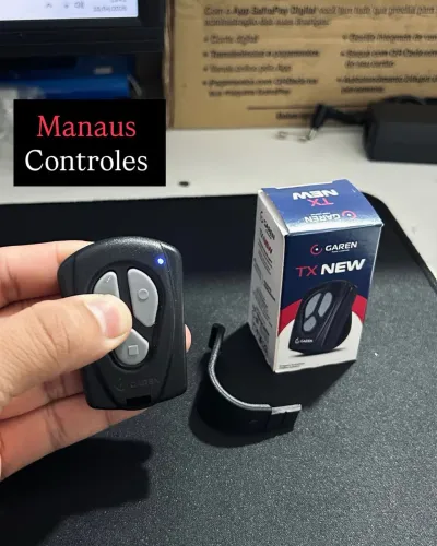 Controle Garen Tx New de Portão - Motor de Portão Eletrônico 