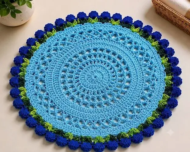 Sousplat em crochê artesanal