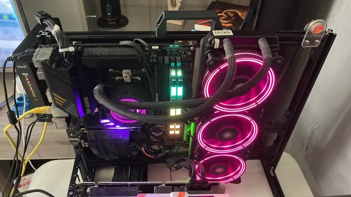 Vendo bancada  teste de pc