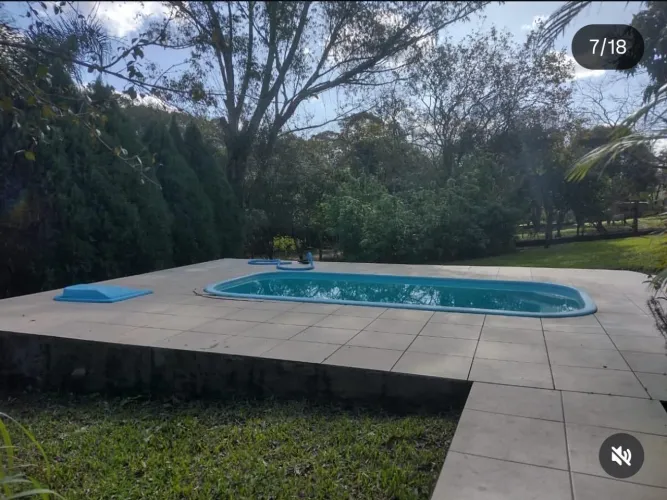 Chácara 3.000m² em Gravataí com piscina, casa pronta e poço artesiano