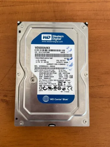 HD 500GB WD - NOVO (LIGADO SÓ PRA TESTAR)