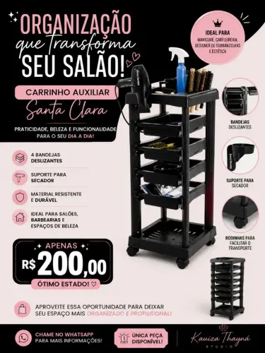 Utensílios para salão de beleza