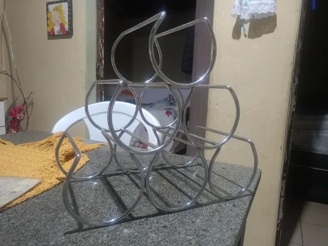 Adega / Suporte para vinho Inox