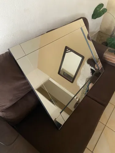 Espelho Decorativo Bisotado 110x80cm | Moldura em Espelho | Elegante e Sofisticado