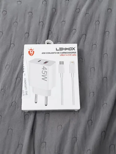 ? Kit Carregador Turbo ?GOLD PRO 40W | USB + USB-C com Cabo iPhone