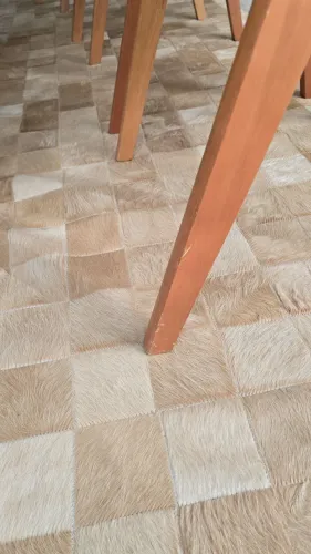 Tapete de couro 2,5 X 3,5 metros