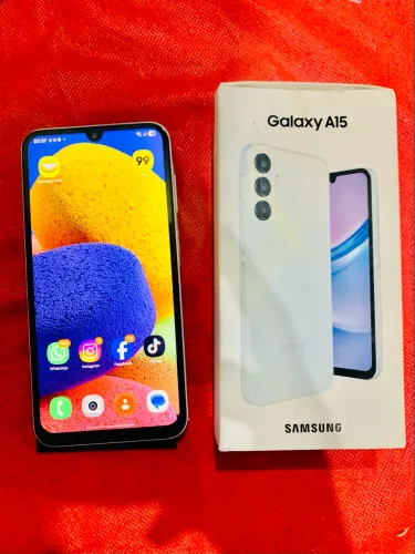 Celular Samsung A15 + Caixa