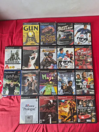 Jogos originais PS2 - faço envio
