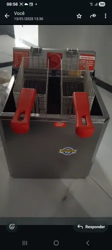 Fritadeira eletrica 25 litros água e óleo