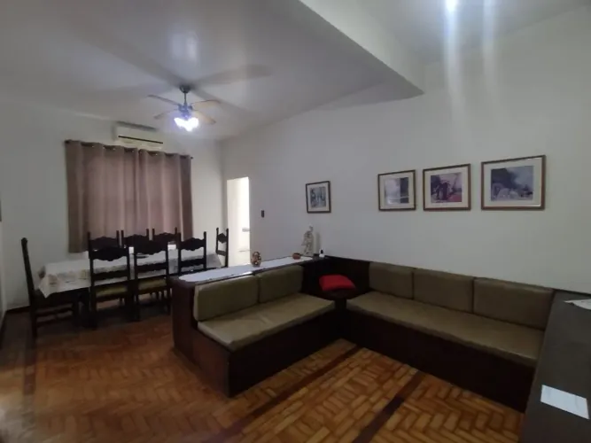Apartamento 2 dormitórios Mobiliado na praia da Aparecida Santos