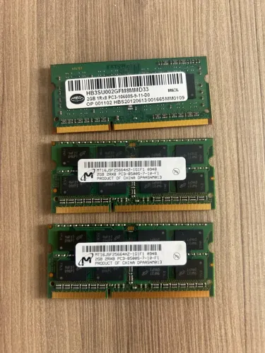 Memórias De notebook ddr3
