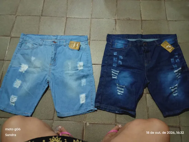 Bermudas jeans