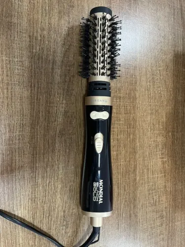 Escova rotativa Mondial Black Gold Argan 110v