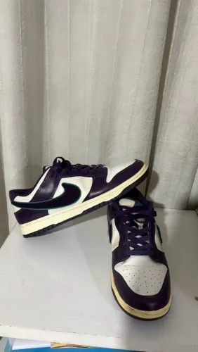 Nike Dunk Low Retro "Chenille Swoosh" (Grand Purple),